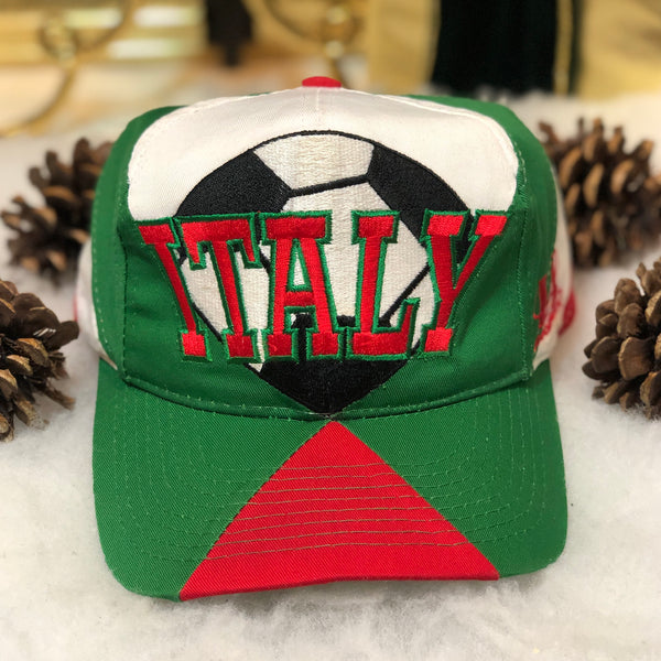 Vintage 1994 World Cup Italy Logo Athletic Twill Snapback Hat