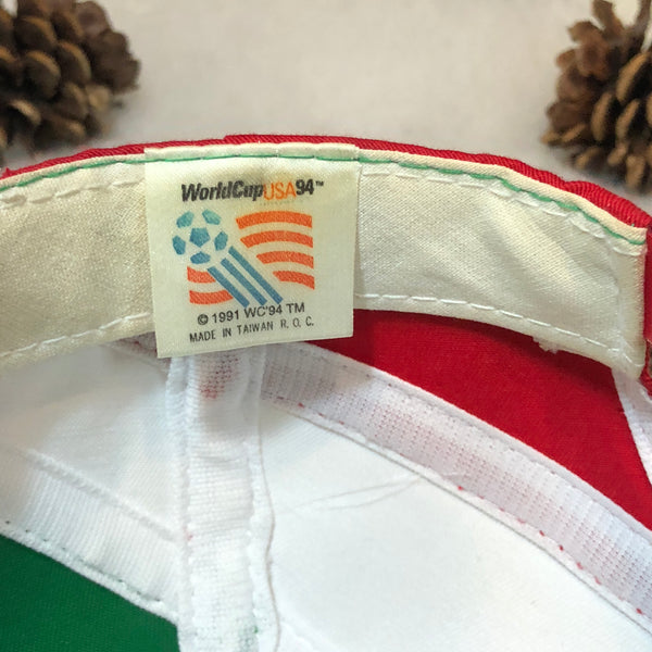 Vintage 1994 World Cup Italy Logo Athletic Twill Snapback Hat