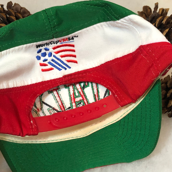 Vintage 1994 World Cup Italy Logo Athletic Twill Snapback Hat