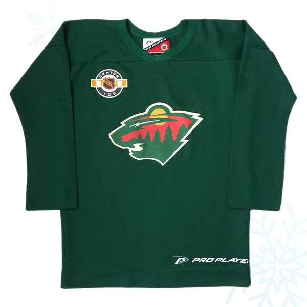 Vintage NHL Minnesota Wild Pro Player Center Ice Practice Jersey (L)