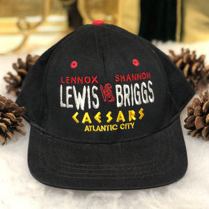 Vintage Deadstock NWOT Lennox Lewis Shannon Briggs March 28 1998 Caesars Atlantic City "March Badness" Boxing Snapback Hat