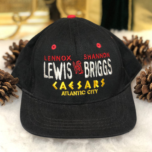 Vintage Deadstock NWOT Lennox Lewis Shannon Briggs March 28 1998 Caesars Atlantic City "March Badness" Boxing Snapback Hat