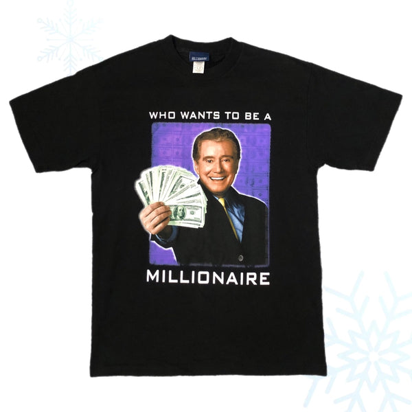 Vintage Who Wants To Be A Millionaire? ABC TV Game Show Regis Philbin T-Shirt (L)