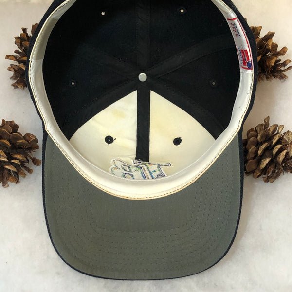 Vintage MLB Tampa Bay Devil Rays Sports Specialties Plain Logo Wool Snapback Hat