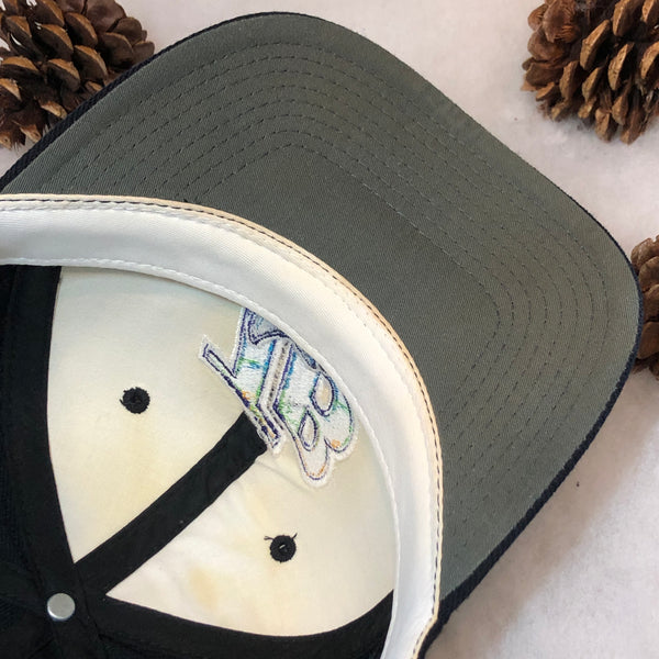 Vintage MLB Tampa Bay Devil Rays Sports Specialties Plain Logo Wool Snapback Hat