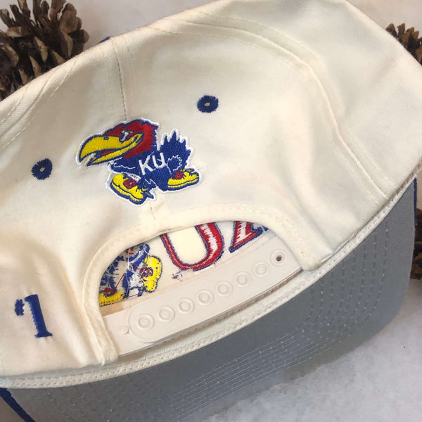 Vintage NCAA Kansas Jayhawks #1 Apparel Wool Snapback Hat