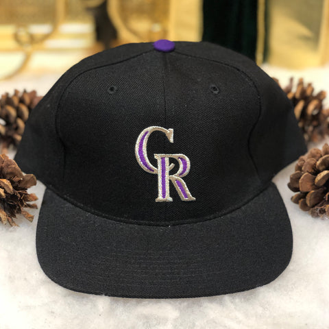 Vintage Deadstock NWOT MLB Colorado Rockies New Era Wool Snapback Hat