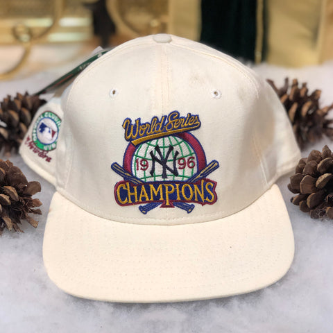 Vintage Deadstock NWT MLB New York Yankees 1996 World Series Champions New Era Wool Snapback Hat