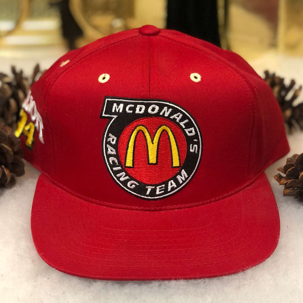Vintage Deadstock NWOT 1997 NASCAR McDonald's Racing Bill Elliott Twill Snapback Hat