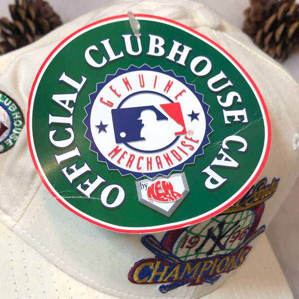 Vintage Deadstock NWT MLB New York Yankees 1996 World Series Champions New Era Wool Snapback Hat