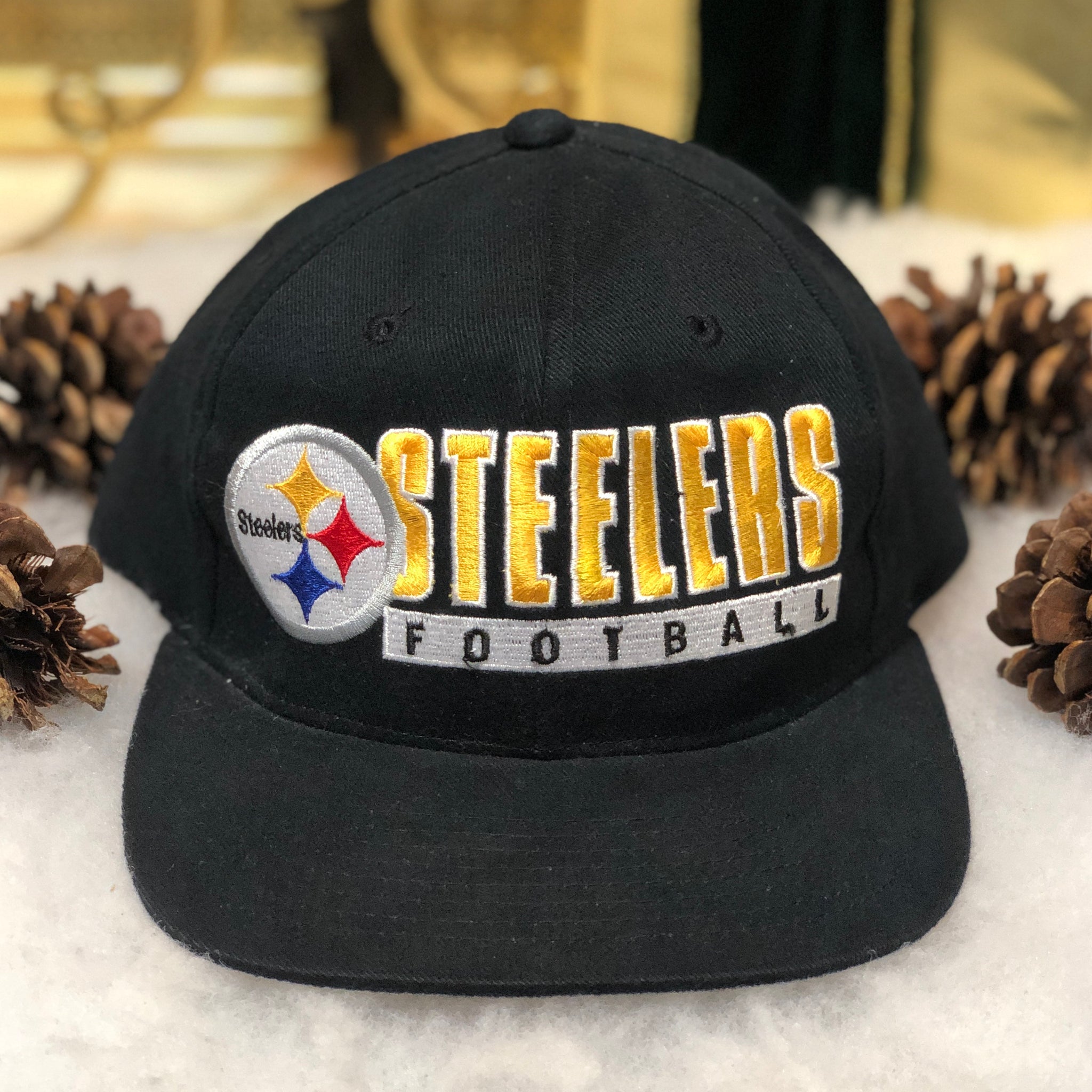 Vintage Deadstock NWOT NFL Pittsburgh Steelers Football Starter Snapback Hat