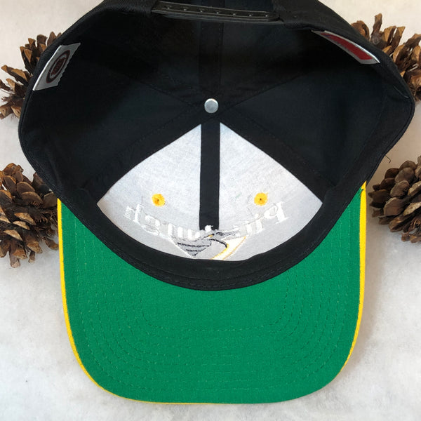 Vintage NHL Pittsburgh Penguins Twins Enterprise Bar Line Twill Snapback Hat