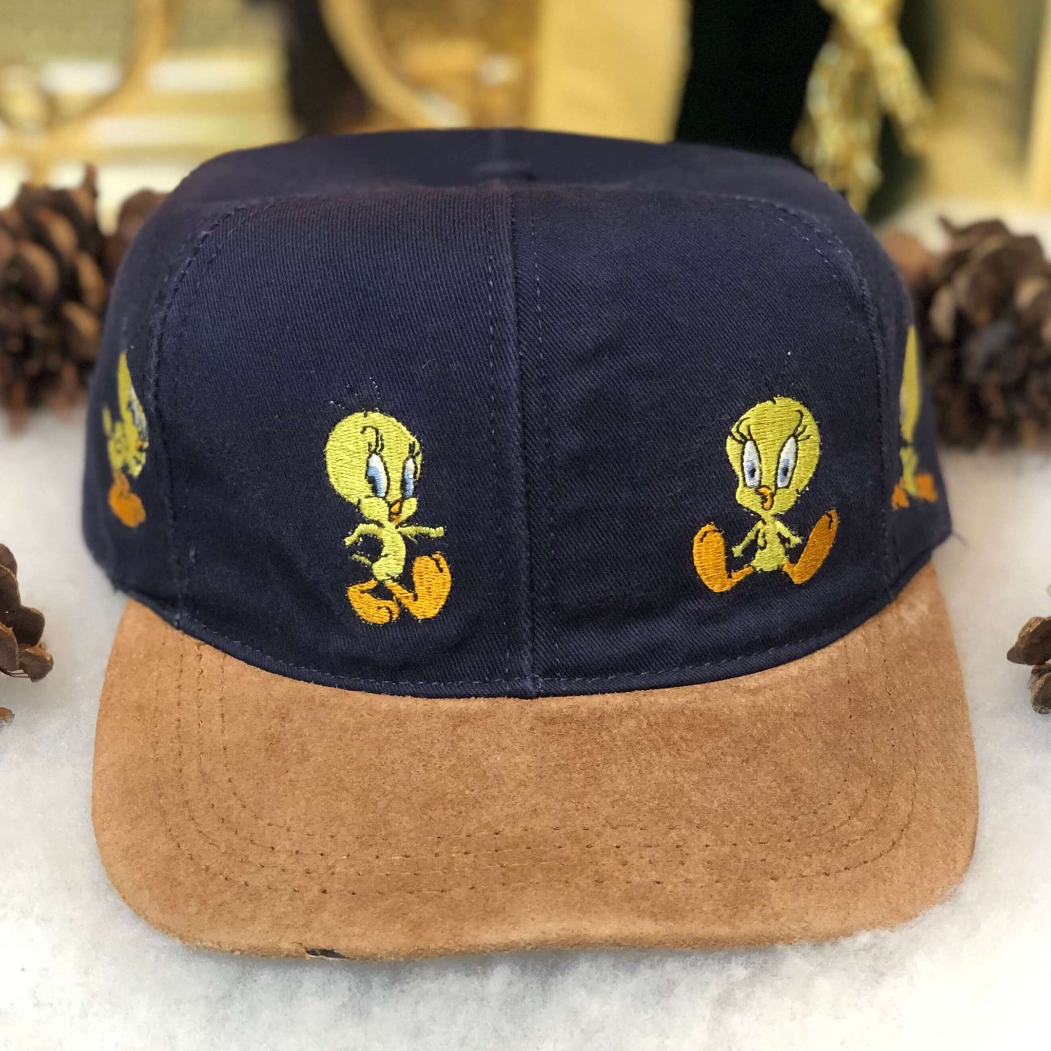 Vintage 1995 Tweety Looney Tunes Warner Bros. Snapback Hat