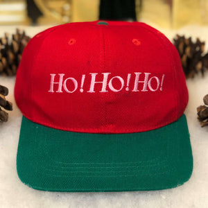 Vintage Ho! Ho! Ho! Santa Christmas Wool Snapback Hat