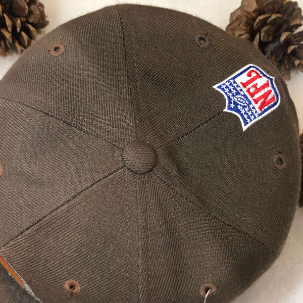 Vintage Deadstock NWT NFL Cleveland Browns Sports Specialties Plain Logo Wool Snapback Hat
