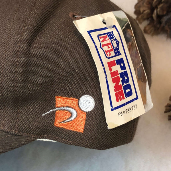 Vintage Deadstock NWT NFL Cleveland Browns Sports Specialties Plain Logo Wool Snapback Hat