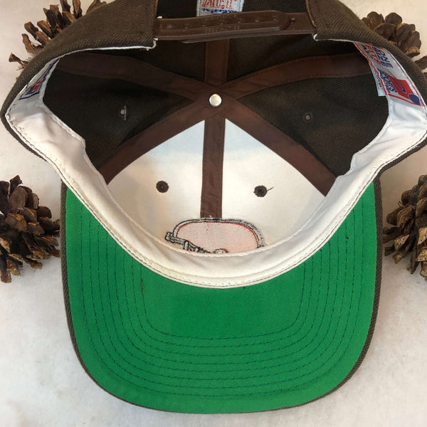 Vintage Deadstock NWT NFL Cleveland Browns Sports Specialties Plain Logo Wool Snapback Hat
