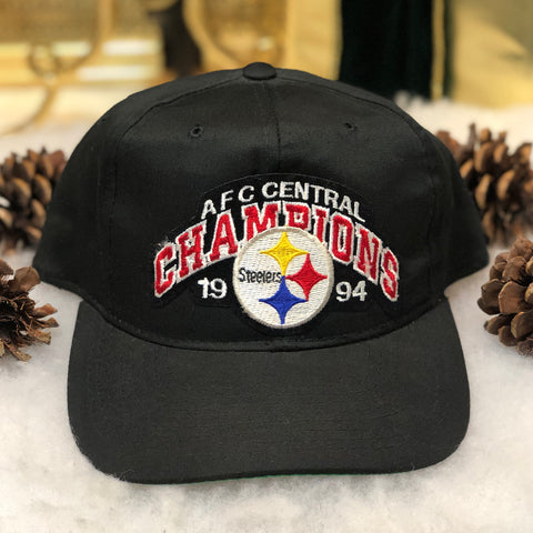 Vintage NFL Pittsburgh Steelers 1994 AFC Central Champions Starter Twill Snapback Hat