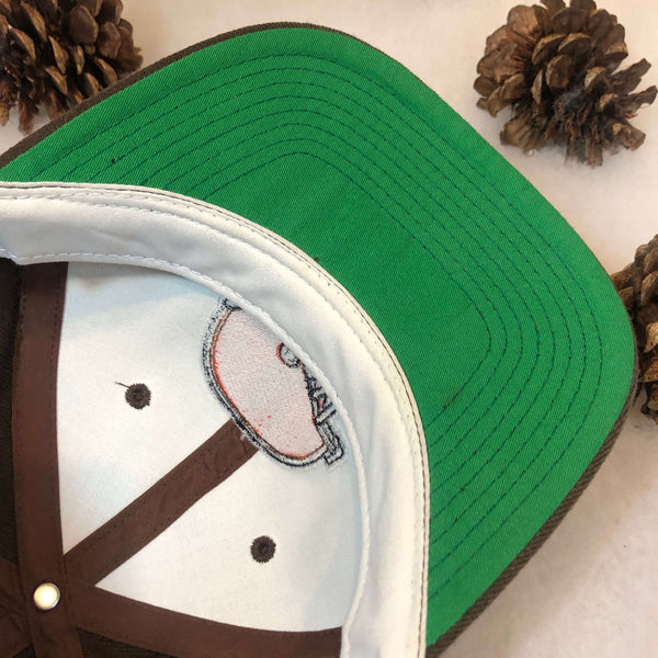 Vintage Deadstock NWT NFL Cleveland Browns Sports Specialties Plain Logo Wool Snapback Hat