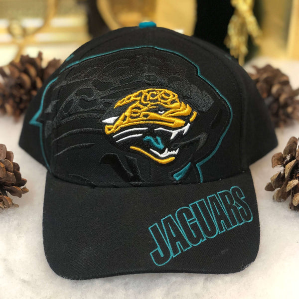 Vintage Deadstock NWT NFL Jacksonville Jaguars Twins Enterprise Wool Strapback Hat