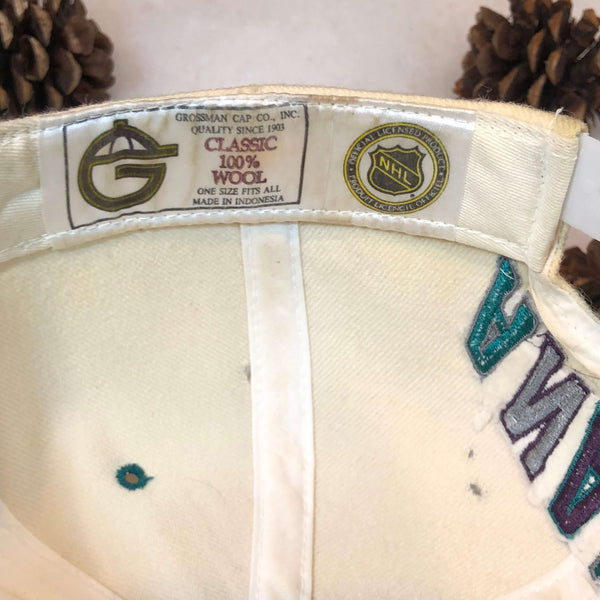 Vintage NHL Anaheim Mighty Ducks The G Cap Wool Snapback Hat