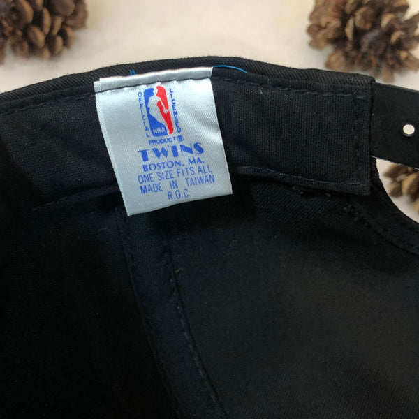 Vintage NBA Portland Trail Blazers Twins Enterprise Bar Line Twill Snapback Hat