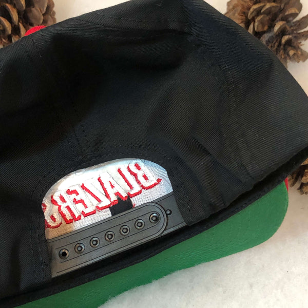 Vintage NBA Portland Trail Blazers Twins Enterprise Bar Line Twill Snapback Hat