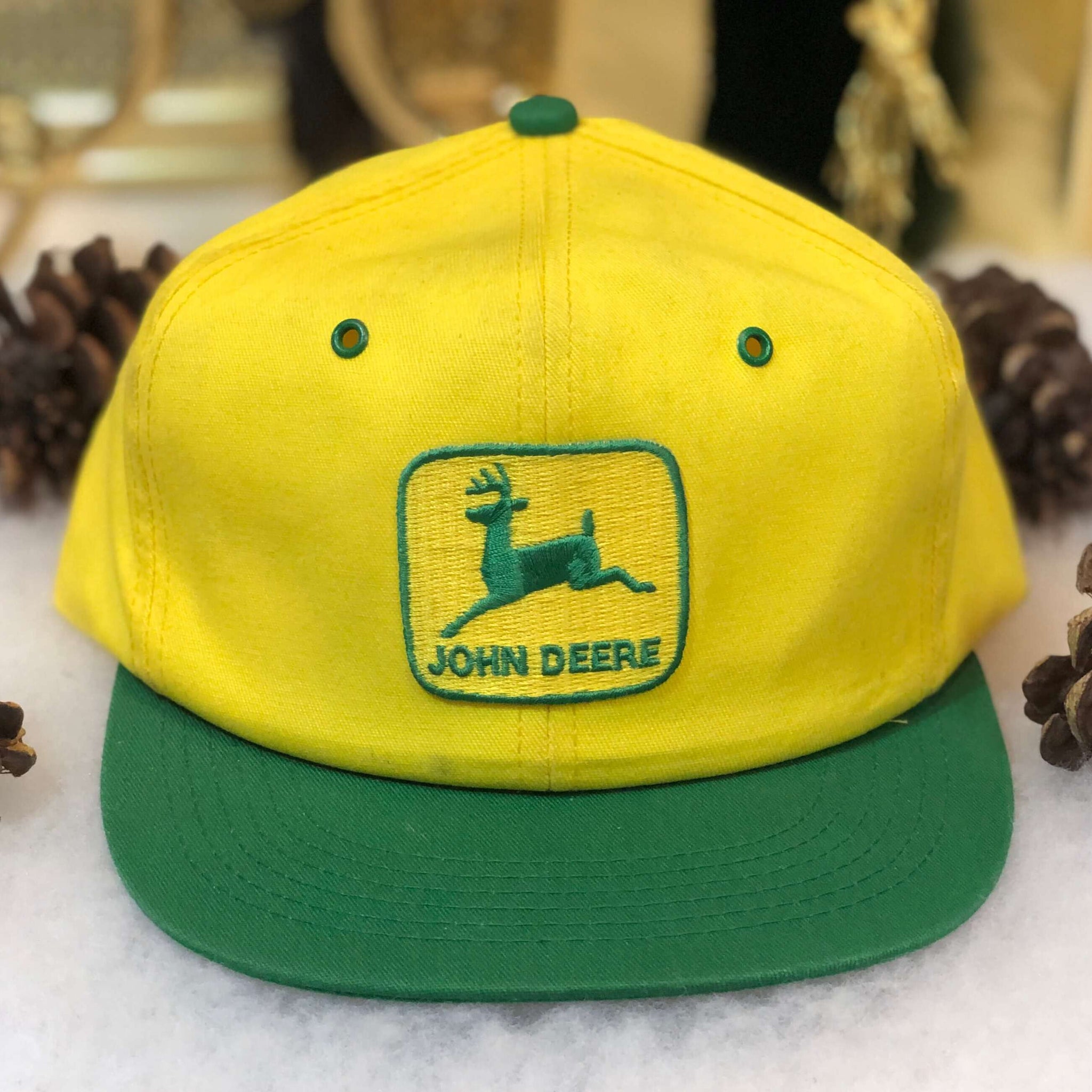 Vintage John Deere Construction K-Products *YOUTH* Twill Snapback Hat