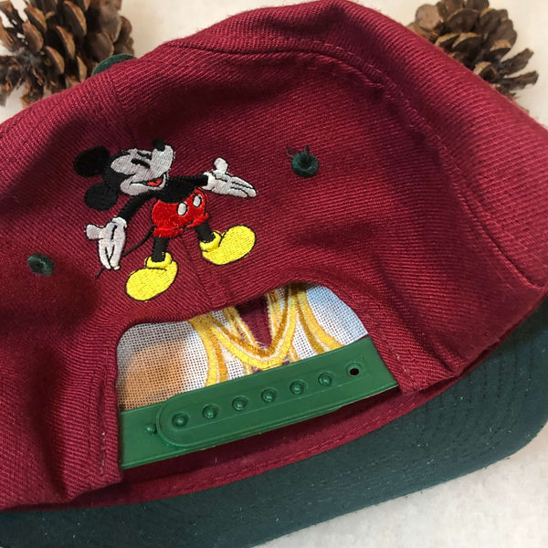 Vintage Mickey Mouse Disney Wool Snapback Hat