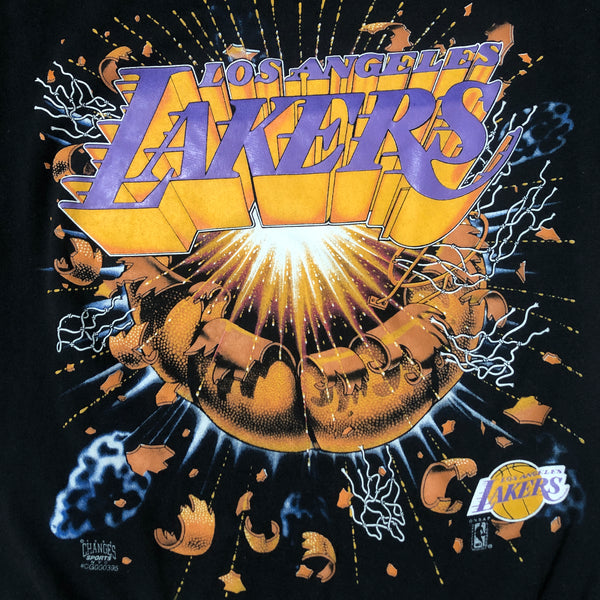 Vintage Deadstock NWOT NBA Los Angeles Lakers Explosion Crewneck Sweatshirt (XL)