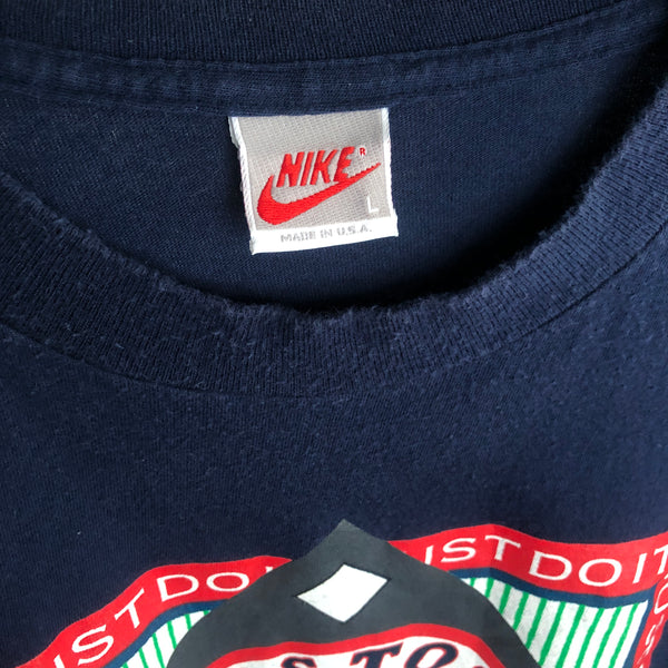 Vintage 1991 MLB Boston Red Sox Nike Just Do It T-Shirt (L)