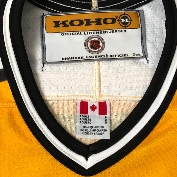 Vintage NHL Boston Bruins Sergei Samsonov Pooh Bear Koho Jersey (L)