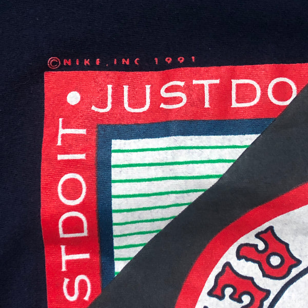 Vintage 1991 MLB Boston Red Sox Nike Just Do It T-Shirt (L)