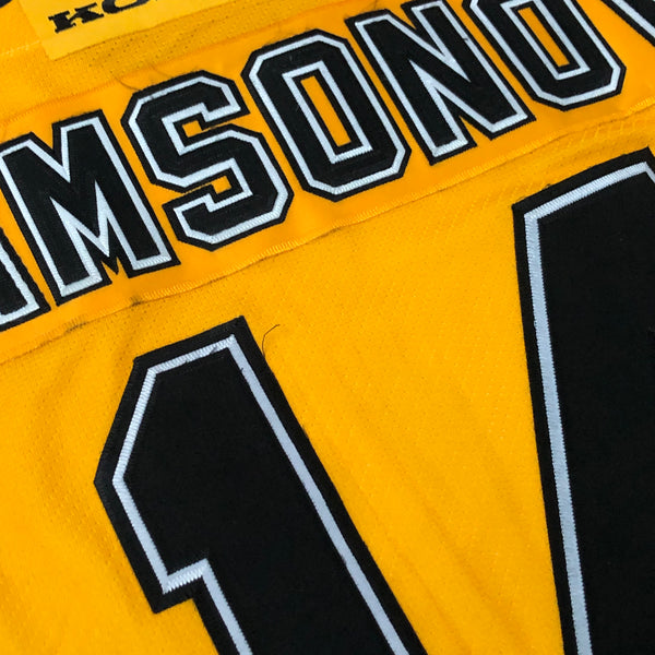 Vintage NHL Boston Bruins Sergei Samsonov Pooh Bear Koho Jersey (L)