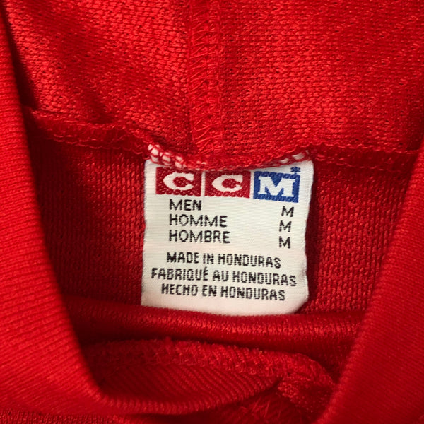 Vintage CCM Red Blank Hockey Jersey (M)