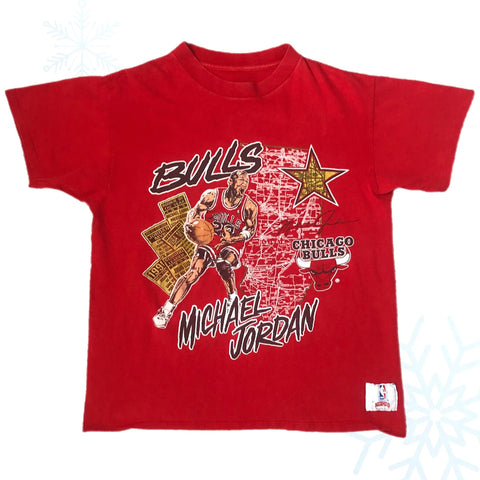 Vintage NBA Chicago Bulls Michael Jordan Nutmeg Mills T-Shirt (M)