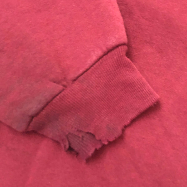 Vintage Russell Athletic Maroon Crimson Blank Crewneck Sweatshirt (L)
