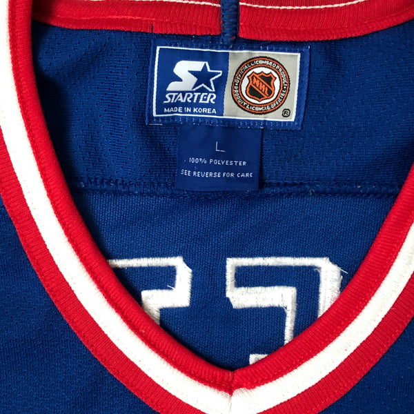 Vintage NHL New York Rangers Brian Leetch Starter Jersey (L)
