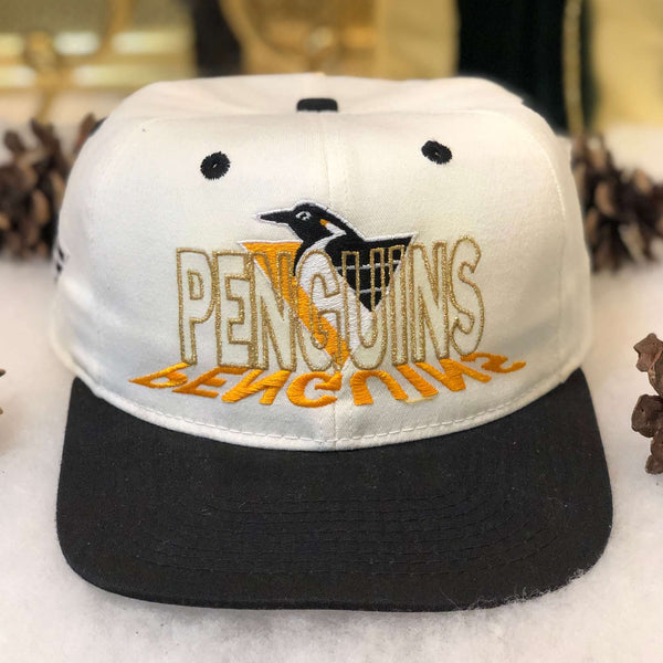 Vintage NHL Pittsburgh Penguins #1 Apparel Wool Snapback Hat
