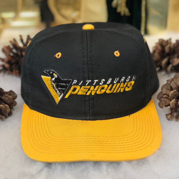 Vintage NHL Pittsburgh Penguins The G Cap Twill Snapback Hat