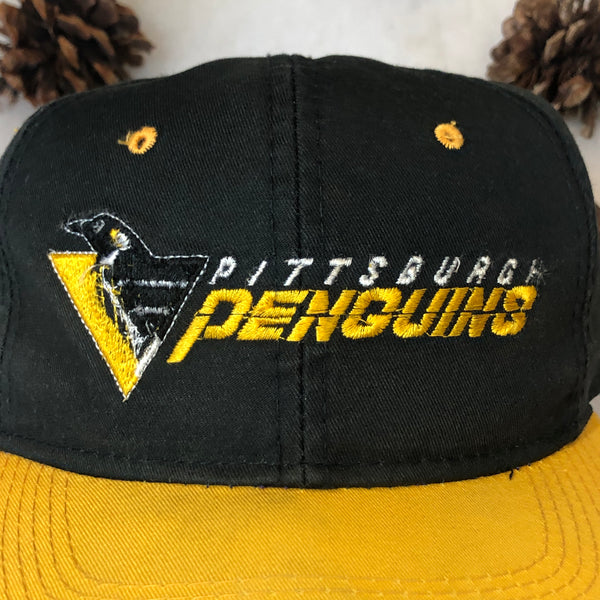 Vintage NHL Pittsburgh Penguins The G Cap Twill Snapback Hat