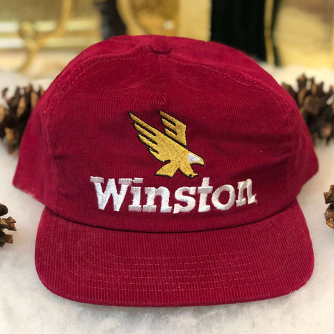 Vintage Deadstock NWOT NASCAR Winston Cup Series Corduroy Snapback Hat