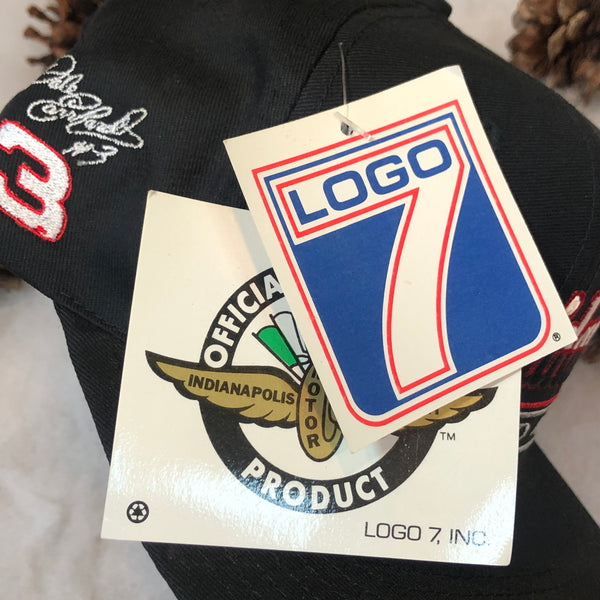 Vintage Deadstock NWT NASCAR Dale Earnhardt The Intimidator Limited Edition Brickyard 400 Logo 7 Twill Snapback Hat