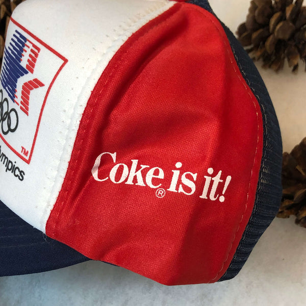 Vintage 1984 USA Olympics Coca-Cola Trucker Hat