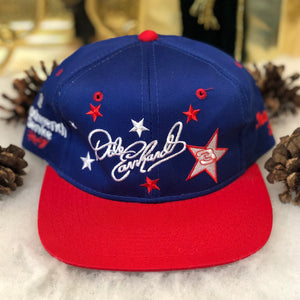 Vintage Deadstock NWOT NASCAR Dale Earnhardt Patriotic Stars Twill Snapback Hat