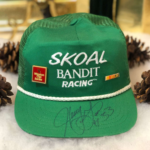 Vintage NASCAR Skoal Bandit Racing Harry Gant Autographed Trucker Hat