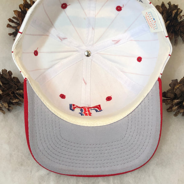 Vintage MLB Texas Rangers Drew Pearson Pinstripe Twill Snapback Hat