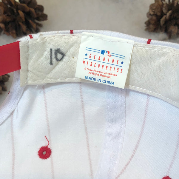 Vintage MLB Texas Rangers Drew Pearson Pinstripe Twill Snapback Hat