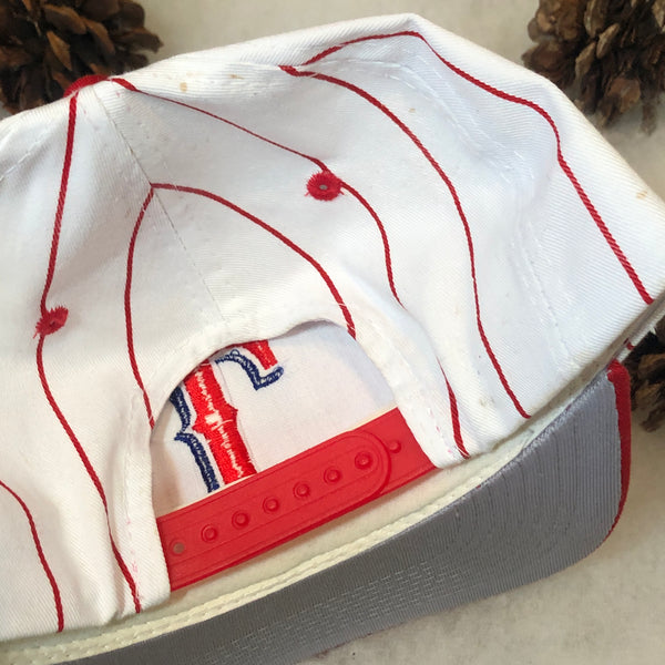Vintage MLB Texas Rangers Drew Pearson Pinstripe Twill Snapback Hat
