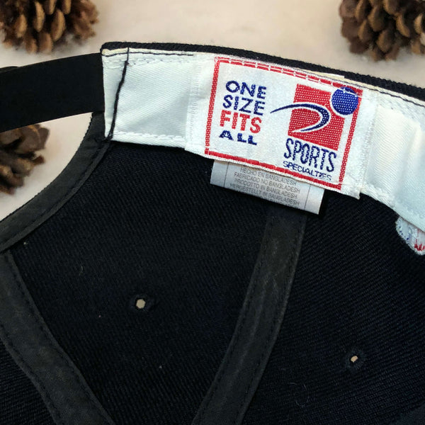 Vintage NBA Detroit Pistons Sports Specialties Plain Logo Wool Snapback Hat